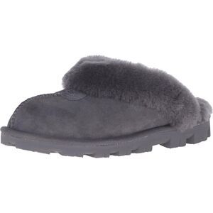 NEW UGG Women US 10 Coquette Grey Sheepskin Slippers